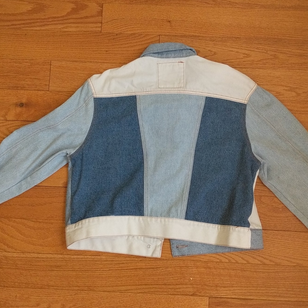 Denim Colorblock Jacket - Picture 4 of 4